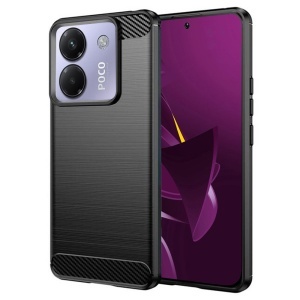 Husa pentru Xiaomi Poco M7 ProÂ 5G - Techsuit Carbon Silicone - Black