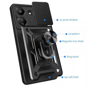 Husa pentru Xiaomi Redmi 13C 4G / Poco C65 - Techsuit CamShield Series - Blue - Img 4