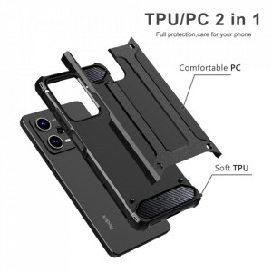 Husa pentru Xiaomi Redmi 13C 4G / Poco C65 - Techsuit Hybrid Armor - Black - Img 5