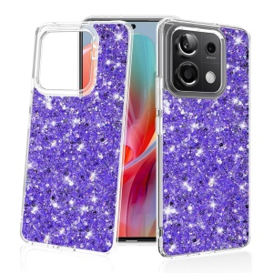 Husa pentru Xiaomi Redmi Note 13 Pro 5G / Poco X6 - Techsuit Sparkly Glitter - Purple - Img 1