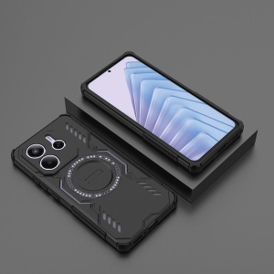 Husa pentru Xiaomi Redmi Note 14 5G - Techsuit ArmorMag Case - Black - Img 6