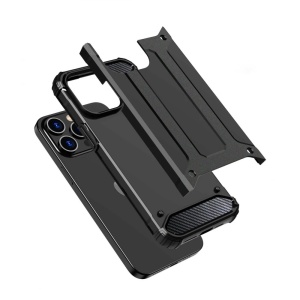 Husa pentru Xiaomi Redmi Note 14 5G - Techsuit Hybrid Armor - Black - Img 3