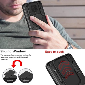 Husa pentru Xiaomi Redmi Note 9S / Note 9 Pro / Note 9 Pro Max - Techsuit CamShield Series - Black - Img 4