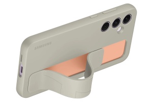 Husa Samsung Standing Grip Case pentru Galaxy A55 (A556), EF-GA556TJEGWW, Gray