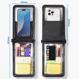 Husa universala pentru telefon - Spigen Waterproof Case (A603) - Black - Img 8