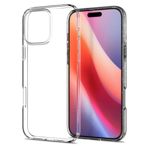 Huse pentru iPhone 16 Pro - Spigen Liquid Crystal Glitter - Crystal Quartz - Img 2