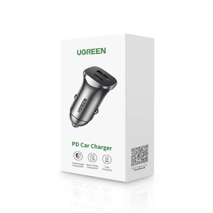 Incarcator pentru Masina Type-C, USB, 30W, 5V/3A, PD3.0 - Ugreen CD130 (40858) - Black - Img 6
