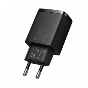 Incarcator retea Baseus Compact QC U+C 20W negru - Img 8