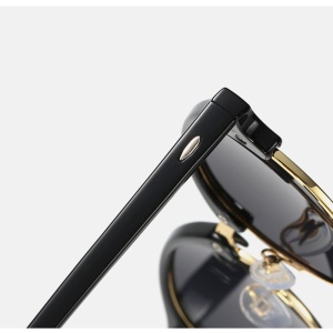 Ochelari de Soare pentru Barbati - Techsuit (66612) - Gold / Gun - Img 3