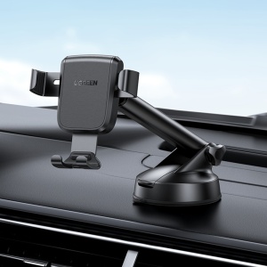 Suport de Telefon pentru Bord si Parbriz cu Ventuza, 360Â°, 4.7" - 7" - Ugreen LP200 (60990B) - Black - Img 3