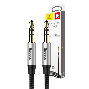 Cablu Audio Jack la Jack, 1.5m - Baseus (CAM30-CS1) - Black - Img 10