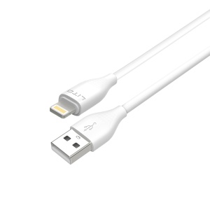 Cablu de Date cu Mufe USB, Lightning 60W, 1m - Lito (LD03) - White