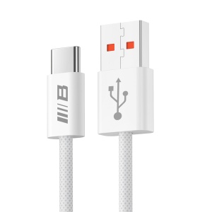 Cablu de Date USB-A la USB-C, Fast Charging, 6A - Blueo - White - Img 1