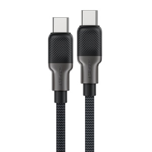 Cablu de incarcare, Type-C to Type-C, 60W, High-Speed Charging, 1.2m - Acefast (C10-03) - Black