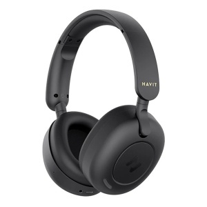 Casti fara Fir Bluetooth 5.3, Hybrid ANC, 700mAh, USB-C- Havit (H655BT) - Black