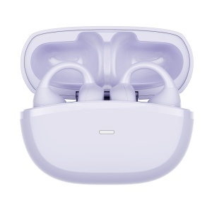 Casti fara Fir cu Microfon, Bluetooth 5.4, Type-C, ENC, IPX5, 400mAh - Havit (OWS916 LITE) - Purple - Img 2