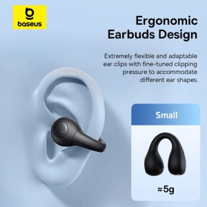 Casti Fara Fir True Wireless pentru Sport - Baseus AirGo AS01 (A00069101113-00) - Black - Img 7