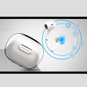 Casti Half-In-Ear, Bluetooth 5.3, Microfon, Control Tactil - ColorWay Slim TWS-2 (CW-TWS2WT) - White - Img 6