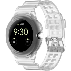Curea pentru Google Pixel Watch / Watch 2 / Watch 3 41mm - Techsuit Watchband (W065) - Clear