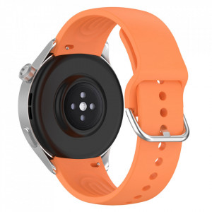 Curea pentru Huawei Watch GT 2 46mm / GT 3 46mm, Xiaomi Watch S1 Pro / Active - Techsuit Watchband (W003) - Orange - Img 2