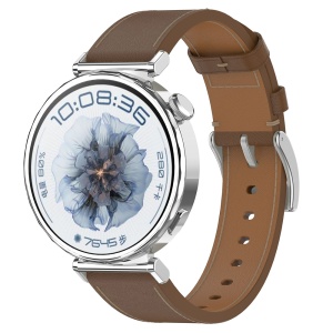 Curea pentru Huawei Watch GT 4 (41mm)/W1/Honor Watch S1/Garmin Venu 2S/Vivoactive 4S - Techsuit Watchband 18mm (W073) - Brown - Img 1