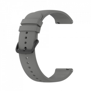 Curea pentru Samsung Galaxy Watch 4/5/Active 2, Huawei Watch GT 3 (42mm)/GT 3 Pro (43mm) - Techsuit Watchband 20mm (W001) - Gray - Img 1