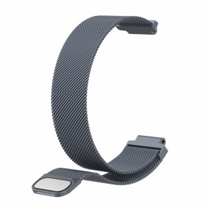 Curea pentru Samsung Galaxy Watch 4/5/Active 2, Huawei Watch GT 3 (42mm)/GT 3 Pro (43mm) - Techsuit Watchband 20mm (W009) - Silver - Img 5