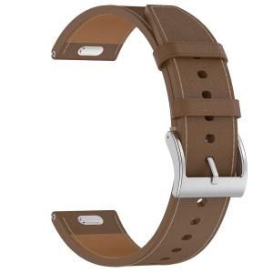 Curea pentru Samsung Galaxy Watch4/5/Active 2, Huawei Watch GT 3 (42mm)/GT 3 Pro (43mm) - Techsuit Watchband 20mm (W073) - Brown - Img 6