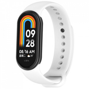 Curea pentru Xiaomi Mi Band 8 / 8 NFC / 9 / 9 NFC - Techsuit Watchband (W014) - White