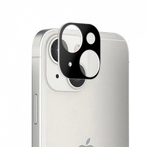 Folie Camera pentru iPhone 13 / iPhone 13 Mini - Techsuit Full Camera Glass - Black