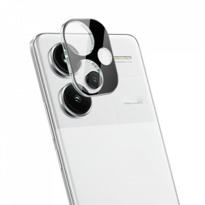 Folie Camera pentru Xiaomi Redmi Note 13 Pro+ 5G - Techsuit Full Camera Glass - Black - Img 2