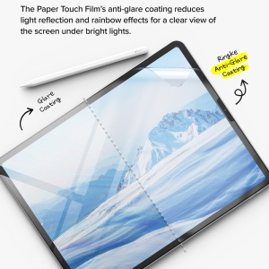 Folie pentru iPad Pro 11 (2024) - Ringke Paper Touch Film Soft - Matte Clear - Img 5