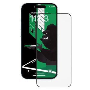 Folie pentru iPhone 15 - ANANK 2.5D CG Glass Screen Protector - Black