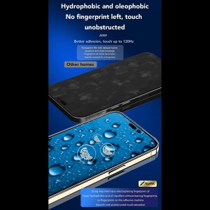 Folie pentru iPhone 16 - ANANK 2.5D Reinforced Edge Screen Protector - Black - Img 7