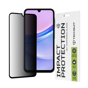 Folie pentru Samsung Galaxy A15 4G / A15 5G / M15 - Techsuit 111D Privacy FullÂ Glue - Black