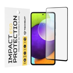 Folie pentru Samsung Galaxy A52 4G / A52 5G / A52s 5G - Techsuit ESD Glass - Black