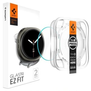 Folie pentru Samsung Galaxy Watch8 44mm (set 2) - Spigen Glas.TR EZ FIT - Clear