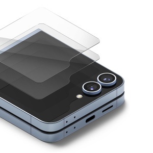 Folie pentru Samsung Galaxy Z Flip6 (set 2) - Ringke Cover Display Tempered Glass - Clear - Img 4