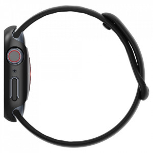 Husa pentru Apple Watch 7 / 8 / 9 (45mm) - Spigen Thin Fit - Black - Img 6
