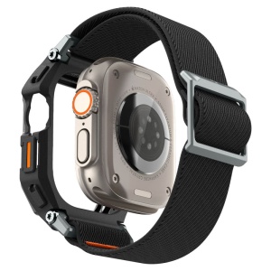 Husa pentru Apple Watch Ultra / Ultra 2 + Curea - Spigen Lite Fit "Pro" - Matte Black