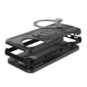 Husa pentru Honor 400 Lite - Techsuit Carbon Shield PRO - Black - Img 5