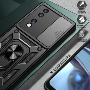 Husa pentru Honor 70 - Techsuit CamShield Series - Black - Img 3