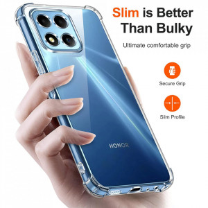 Husa pentru Honor X6 / X8 5G / 70 Lite - Techsuit Shockproof Clear Silicone - Clear - Img 2