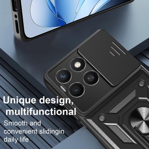 Husa pentru Honor X8c - Techsuit CamShield Series - Black - Img 3