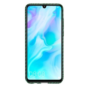 Husa pentru Huawei P30 Lite / P30 Lite New Edition - Techsuit Carbonite FiberShell - Green - Img 2