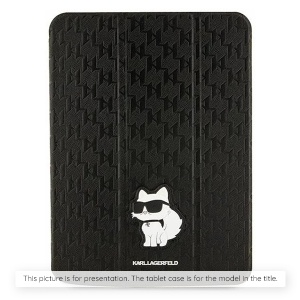 Husa pentru iPad Air 11 (2024) - Karl Lagerfeld Saffiano Magnetic Karl &Choupette (KLFC11RM24SAKCK) - Black
