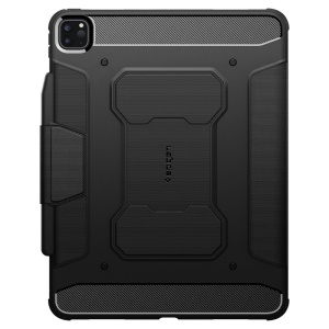 Husa pentru iPad Pro 13 (2024) - Spigen Rugged Armor Pro - Black - Img 2