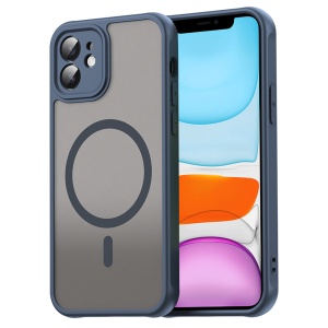 Husa pentru iPhone 11 - Techsuit HaloFrost II MagSafe - Navy Blue - Img 1