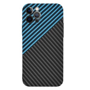 Husa pentru iPhone 12 Pro - Techsuit Carbonite FiberShell - Blue Pulse - Img 2