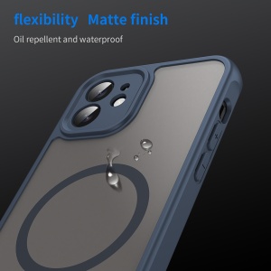 Husa pentru iPhone 12 - Techsuit HaloFrost II MagSafe - Navy Blue - Img 6